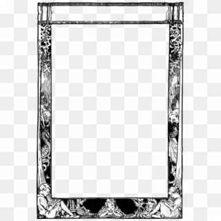 Picture Frames Book Frame Story Door - Tarot Card Frame Png Clipart
