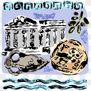 Vector Illustration Of Greek Classical Greece Greek Clipart