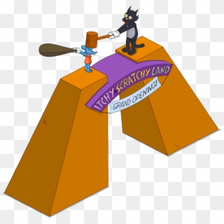 Itchy And Scratchy Land Gate Clipart