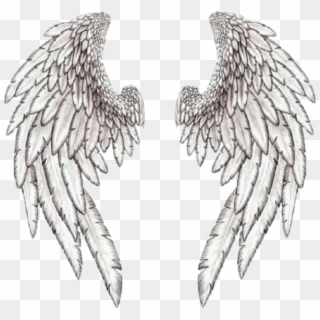 Wings Wing Angle بال Freetoedit - Angel Wings Tattoo Design Clipart