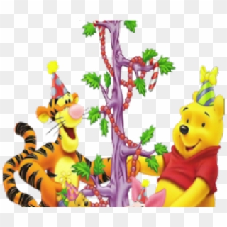 Christmas Clipart Winnie The Pooh - Winnie The Pooh Cartoon Characters - Png Download