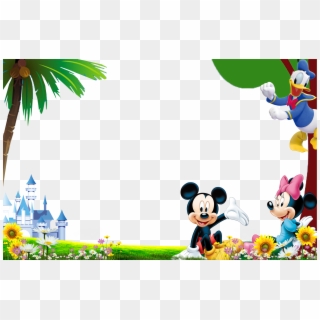 Mickey Mouse Cartoon Background Clipart