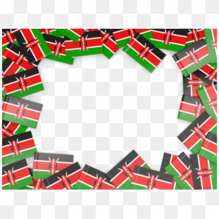 Kenya Flag Frame Clipart
