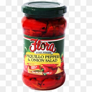 Whole Piquillo Peppers - Flora Foods Clipart