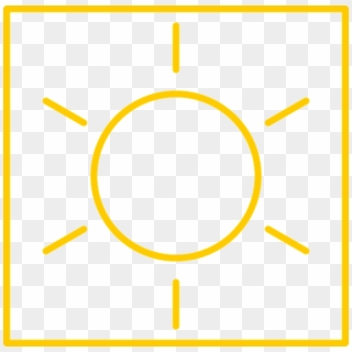 Sunny Summer Weather Outdoor Sky Sunlight - Circle Clipart