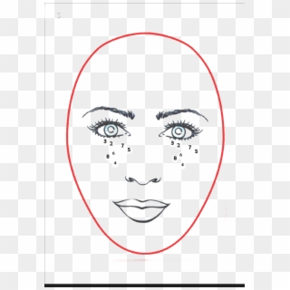 Face Shape To Trace Clipart