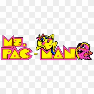 Ms - Pac-man - Clear Logo - Ms Pac Man Logo Clipart