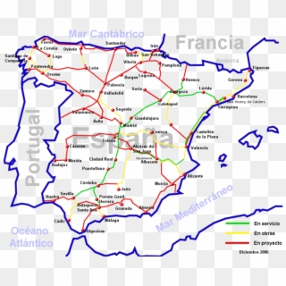 Spain Train Map Best Of Spain - Spain Railway Map Clipart