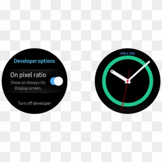 To Make It Visible, Open The Watch's Settings Menu, - Smartwatch Clipart