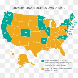 South America Map Bully 33 States Don T Protect Lgbt - Number Of Senators From Each State Clipart