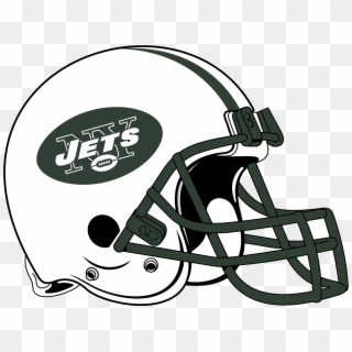 New York Jets Helmet Rightface - New York Jets Helmet Logo Clipart
