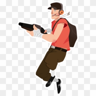 After Years I Played Tf2 Again Because Of Friend And - Revolver Clipart