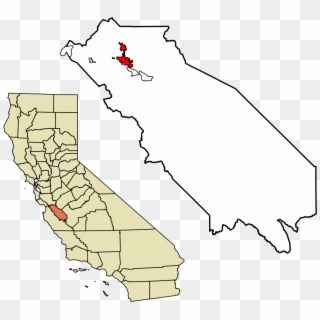 San Benito County California Incorporated And Unincorporated - Mt Diablo California Map Clipart