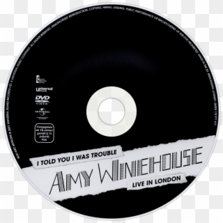 I Told You I Was Trouble Dvd Disc Image - Amy Winehouse I Told You I Was Trouble Cd Clipart