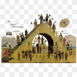 Steps Of Freemasonry Poster Clipart