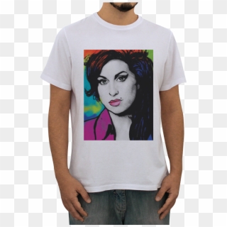 Camiseta Amy Winehouse De Casa Visual Galeriana - Girl Clipart