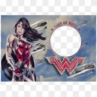 7" X 5" Wonder Woman Curved Acrylic Print Acpu0705cur117 - Wonder Woman Clipart