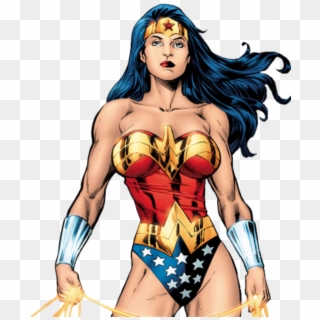 Aquaman And Wonder Woman Png - Wonder Woman Comic Muscles Clipart