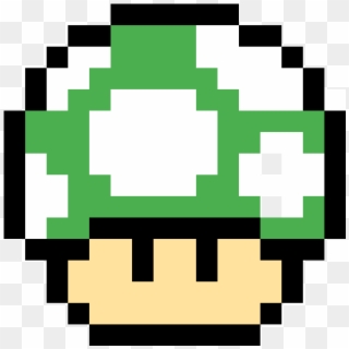 1up - Mario Mushroom Pixel Png Clipart