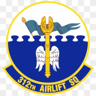 312th Airlift Squadron - 389th Fighter Squadron Patch Clipart