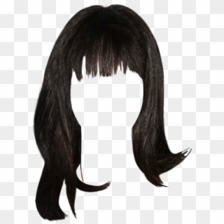 Naya Rivera Casual Long Straight Hairstyle With Blunt - Lace Wig Clipart