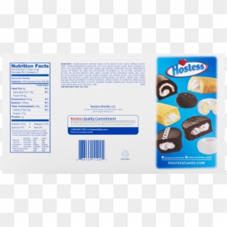 Hostess Ding Dong Nutrition Label Clipart