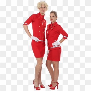 Air Hostess Fancy Dress Stag , Png Download - Girl Clipart