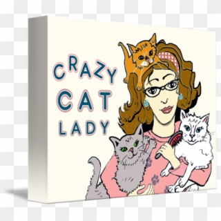 Doesn't Give A F*ck Crazy Cat Lady, Crazy Cats, Cat - Я И Моя Сраная ...