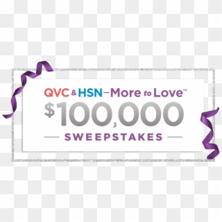 Win $100,000 In The @qvc & @hsn-more To Love $100,000 - Humber Student Federation Clipart