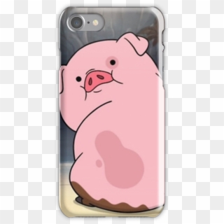 Waddles Iphone 7 Snap Case - Pig Turning Around Meme Clipart