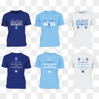 March For Babies Campaign - Active Shirt Clipart