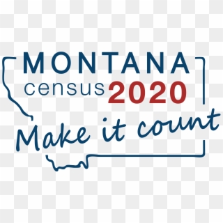 Montana Census - Calligraphy Clipart