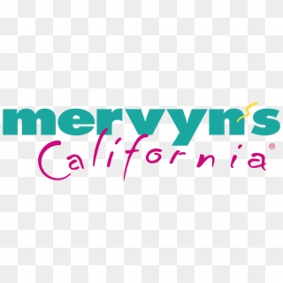 Mervyn's California Logo Png Transparent - Mervyn's Clipart