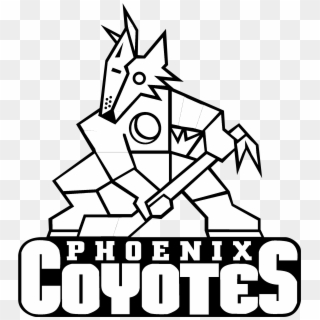 Phoenix Coyotes Logo Black And White - Arizona Coyotes Clipart