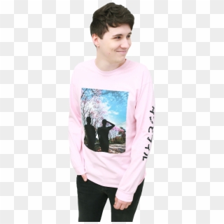 Dan And Phil Pink Blossom Sweater Clipart