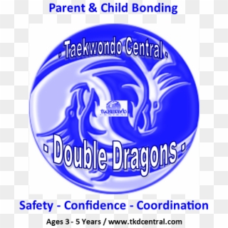 Double Dragon Logo F - Graphic Design Clipart