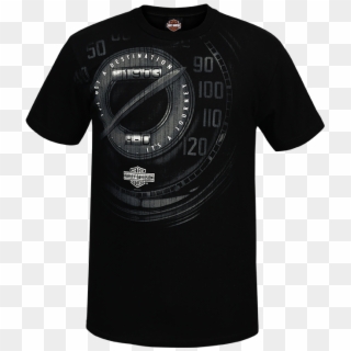Harley-davidson® Men's Black Its A Journey Short Sleeve - Active Shirt Clipart
