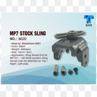 Mp7 Stock Sling - Shs Airsoft Clipart