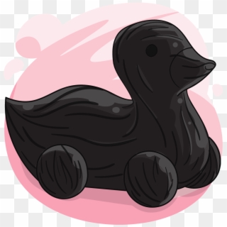 Black Duck - Companion Dog Clipart