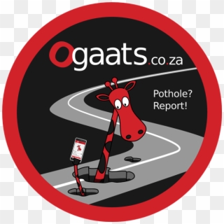 Report A Pothole In 30 Seconds - Circle Clipart