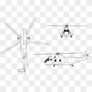 Specifications - Seaking Helicopter Silhouette Clipart