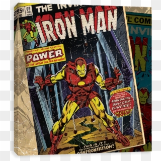 Iron Man Confrontation Comic Clipart