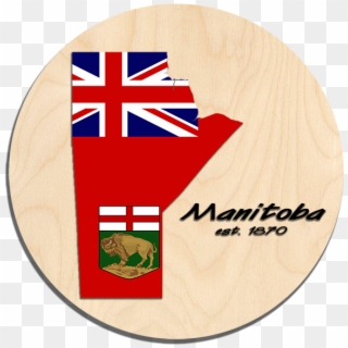 Wood Circle Manitoba - Evolution Of Canada's Flag Clipart