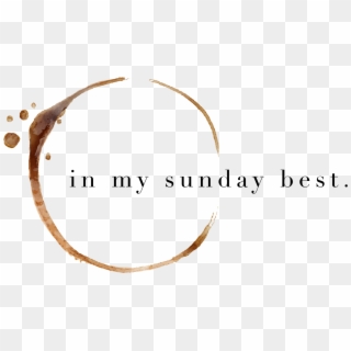 In My Sunday Best - Calligraphy Clipart