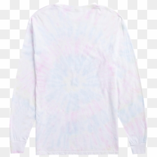 Tie Dye Long Sleeve With Flower Heart Design Taylor - Long-sleeved T-shirt Clipart