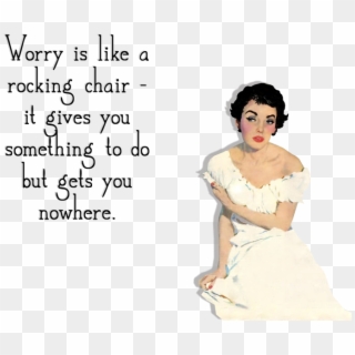 Quirky Quotes By Vintage Jennie - Sitting Clipart
