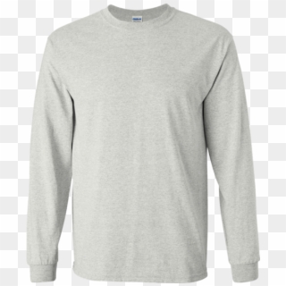 Ultra Cotton Long Sleeve T Shirt - Long Sleeve Grey Tshirt Clipart