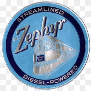 Zephyr Bnsf Railway, Vintage Travel, Trains, United - Emblem Clipart