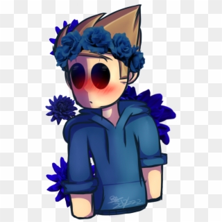 Pin By Raven's Spoopy~ On Eddsworld - Tom With Flower Crown Clipart