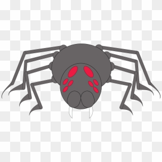 In The Spirit Of The Season, I Made A Spoopy Spider - Illustration Clipart